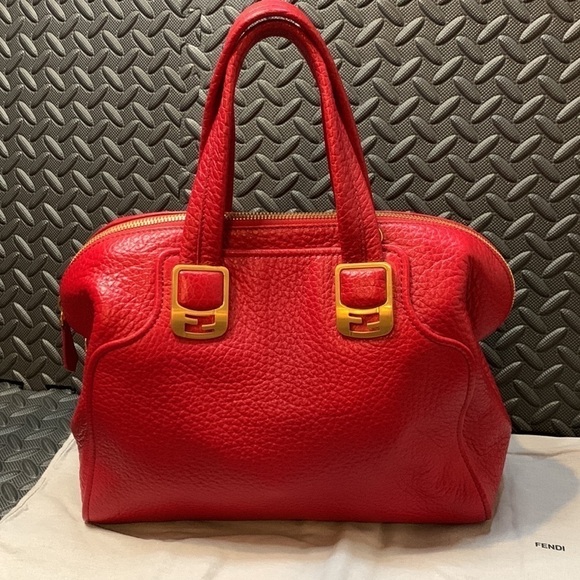 FENDI | Chameleon Leather Satchel - Picture 3 of 17